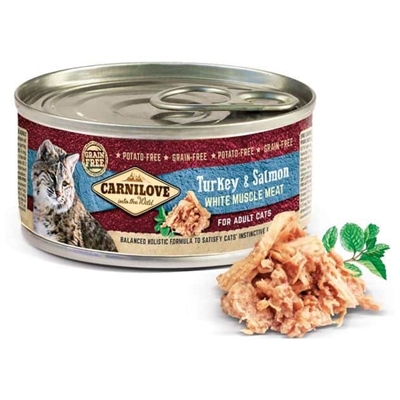 Carnilove cans turkey/salmon | 12x100 gr hundevoer