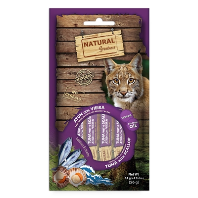 Natural greatness creamy tuna met scallop | 4x14 gr