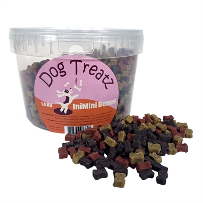 Dog treatz inimini bones | 1,5 kg hundensnacks
