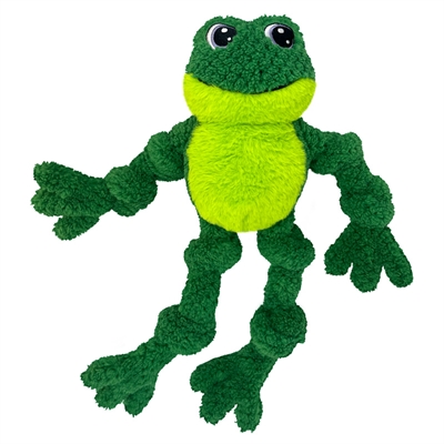 Kong hondenspeeltje kong knots kikker 31,5×9×45,5 cm – pluche kikker