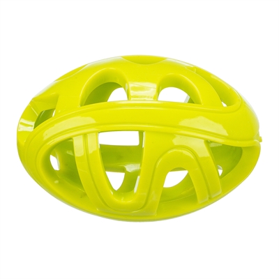 Trixie honingraat rugbybal tpe 11×7×7 cm – assorti