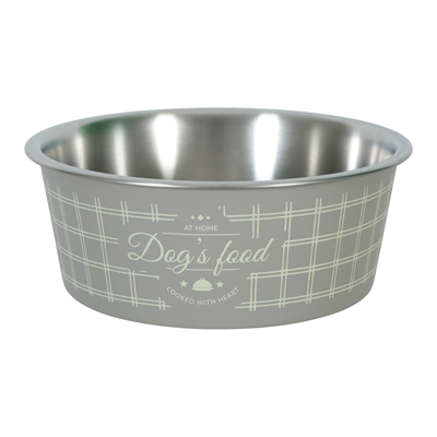 Zolux food voerbak hond taupe | 17,8 cm, 1,2 ltr