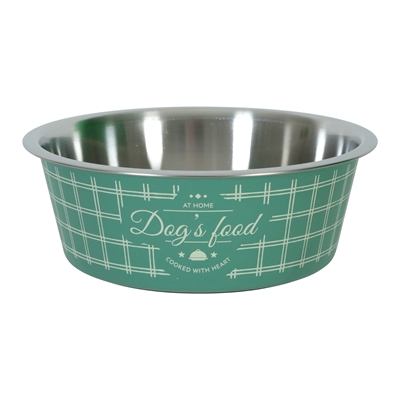 Zolux food voerbak hond groen | 20,6 cm, 1,7 ltr
