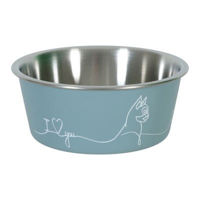 Zolux love voerbak kat blauw | 12,5 cm 400 ml