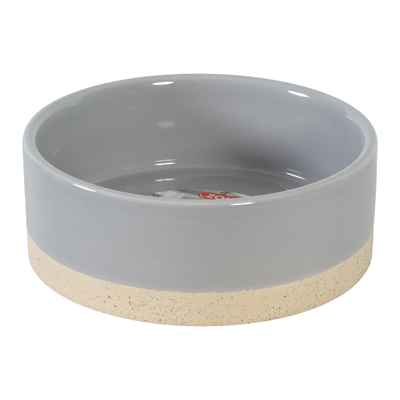 Zolux olaria voerbak keramiek grijs | 14 cm 450 ml