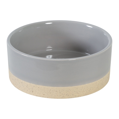 Zolux olaria voerbak keramiek grijs | 15,5 cm 750 ml