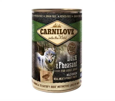 Carnilove dog blik eend / fazant | 6x400 gr