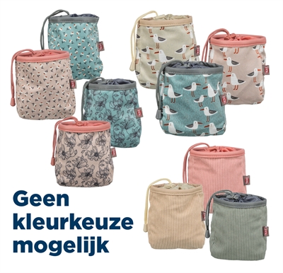 Trixie beloningszakje snackzakje velours assorti | 9x9x14 cm