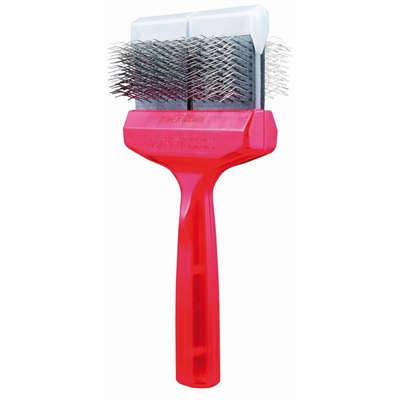 Activet ontklitborstel mega mat zapper rood 20×9,5×5 cm – dubbelzijdig