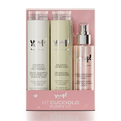 Yuup! puppy kit verzorgingsset - shampoo, conditioner & parfum