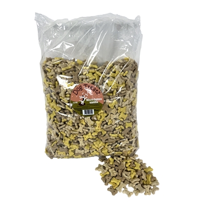 Dog treatz honden snacks micro bones vanille 2,5 kg – kleine beloningen