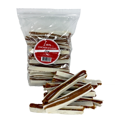 I am hondenkauwsnack i am chicken d'light jerkey 30 st – kip