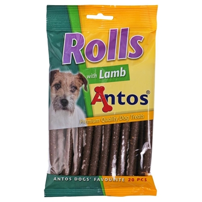 Antos hondensnacks antos rolls lam 20 st – rolvormig, 12% lam