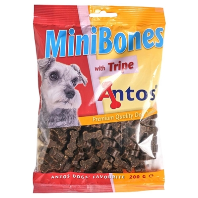 Antos hondenbonbons mini bones pens 200 gr – suikervrij