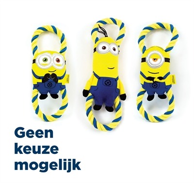 Minions pluche hondenspeeltje minion 28 cm – assorti