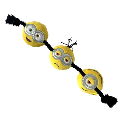 Minions pluche hondenspeeltjes 42×15 cm – bob, kevin & stuart
