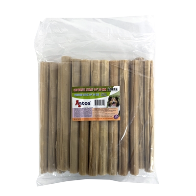 Merkloos hondenkauwstaaf geperste staaf 25,5 cm – 20 mm (20 st)