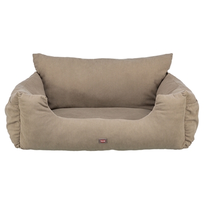 Trixie hondenautostoel dubbel taupe 80×60×35 cm – veilig & comfortabel