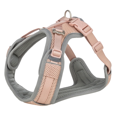 Trixie hondentuig flexmesh brede borst blush roze m 58-80×2 cm