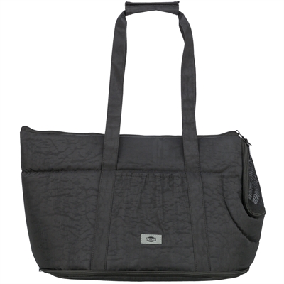Trixie hondentas riva zwart 45×26×30 cm – elegant en comfortabel