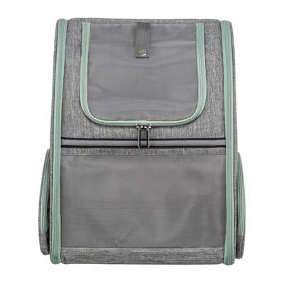 Trixie hondentas rugtas chloe lichtgrijs 39×27×43 cm – comfortabel en ventilerend