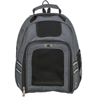 Trixie hondentas rugtas dan grijs 34×26×44 cm – comfortabel & veilig