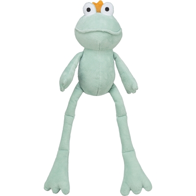Trixie hondenspeeltje kikker koning pluche 42 cm – groen