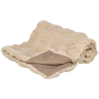 Trixie hondendeken elli zand 150×100 cm – warm en zacht pluche