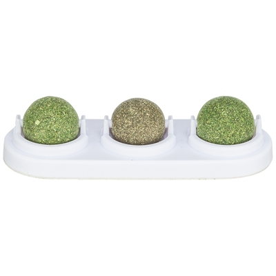 Trixie speelballen catnip matatabi 5 cm – interactieve katten speelgoed