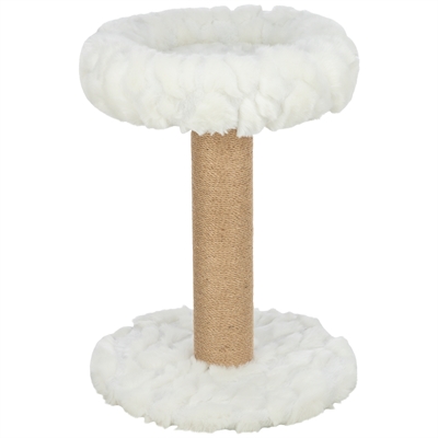 Trixie krabpaal mirella wit 50×50×55 cm – jute en pluche