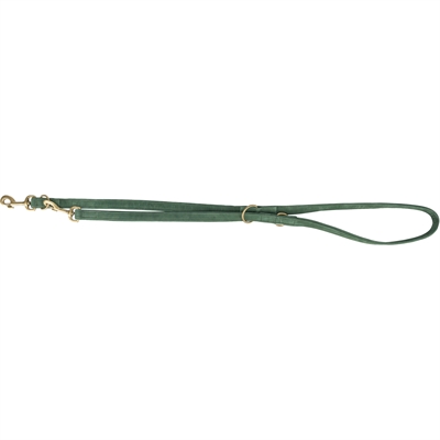 Trixie hondenriem pure saliegroen s-m 200×1,5 cm – verstelbaar leer