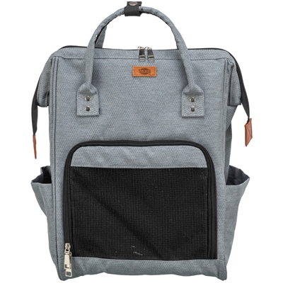 Trixie hondentas rugtas ava grijs 32×20×44 cm – tot 10 kg