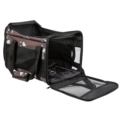 Trixie hondentas adrina bruin 42×26×27 cm – draagtas voor honden tot 7 kg