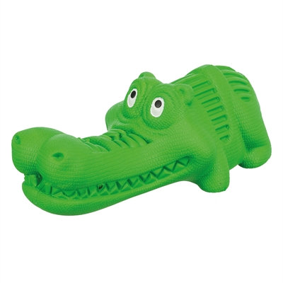 Trixie snack krokodil natuurrubber groen 18×6 cm – 2 stuks