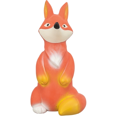 Trixie vos latex hondenspeeltje 17 cm – 3 stuks met geluid