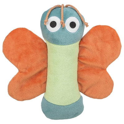 Trixie hondenspeeltje be eco vlinder gerecycled pluche 22×22 cm – 3 st
