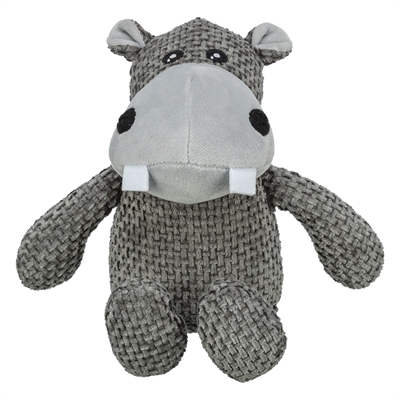 Trixie pluche hondenspeeltje nijlpaard 31 cm – zacht en knuffelbaar