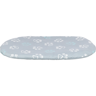 Trixie hondenkussen jimmy ovaal lichtgrijs 44×31 cm – cotton look