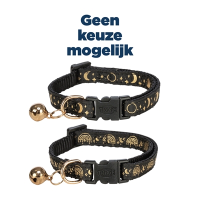 Trixie kattenhalsband met print assorti – 4 stuks