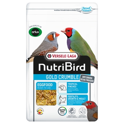 Nutribird eivoer tropische vogels gold crumble 1 kg – droogvoer