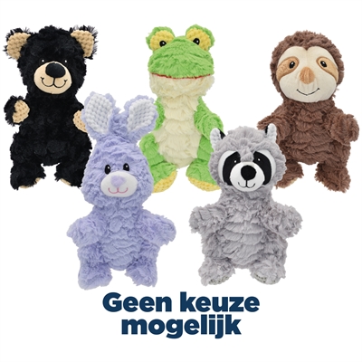 Multipet hondenknuffel wrinkleez assorti 23 cm – zacht pluche