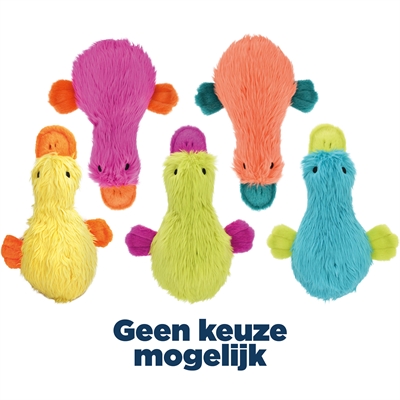Multipet honden speeltje duckworth webster eend 33 cm – assorti