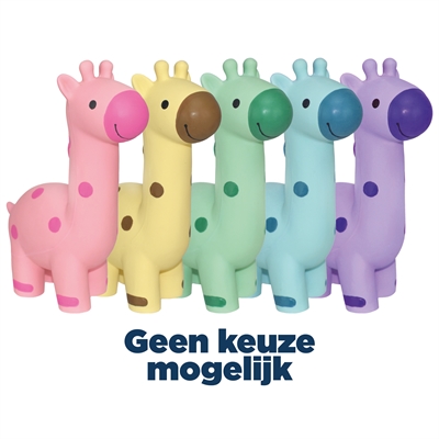 Multipet speeltje giraffe latex 14,5 cm – assorti