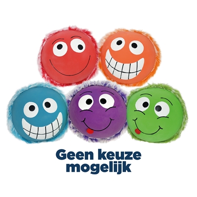 Multipet honden speelgoed plushy pea erwt 6,5 cm – assorti