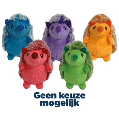 Multipet pluche speeltje minipet egel 11,5 cm – assorti