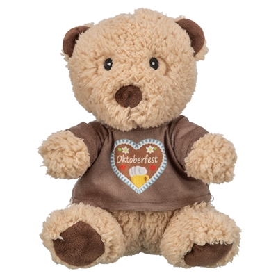 Trixie pluche hondenknuffel oktoberfest teddybeer 27 cm – zacht