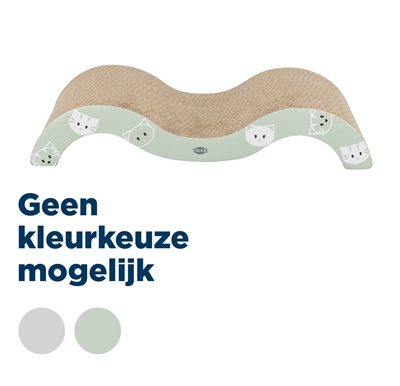 Trixie krabplank golf mimi karton 50×23 cm – saliegroen