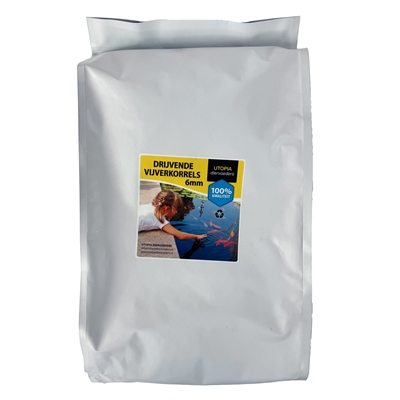 Utopia drijvende vijverkorrel 6 mm 1 kg – voor vijvervissen