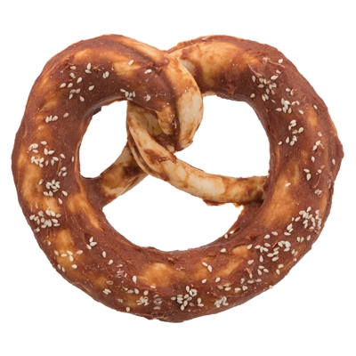 Trixie kauwsnack denta fun pretzels eend 10 cm – glutenvrij