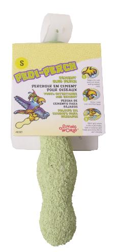 Living world stenen zitstok met klem | 16 cm